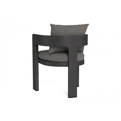 Harbour Victoria Dining Chair - Aluminum Taupe, Panama Grafito