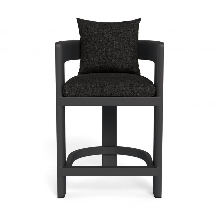 Harbour Victoria Aluminum Counter Stool - Aluminum Asteroid / Copacabana Midnight