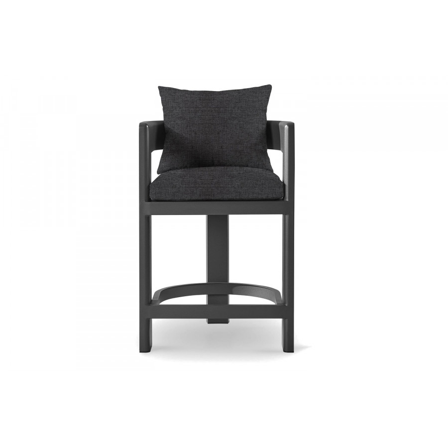 Harbour Victoria Counter Stool - Aluminum Asteroid, Copacabana Midnight
