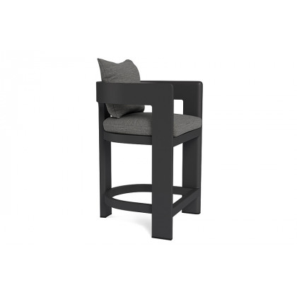 Harbour Victoria Counter Stool - Aluminum Taupe, Riviera Stone