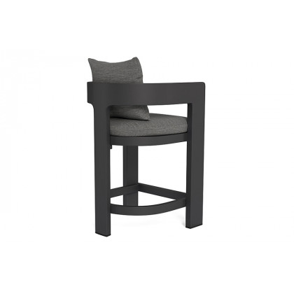 Harbour Victoria Counter Stool - Aluminum Taupe, Riviera Stone