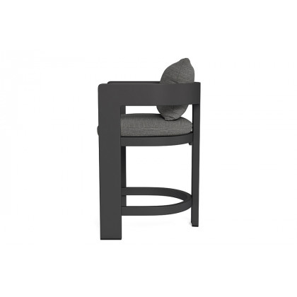 Harbour Victoria Counter Stool - Aluminum Taupe, Riviera Stone