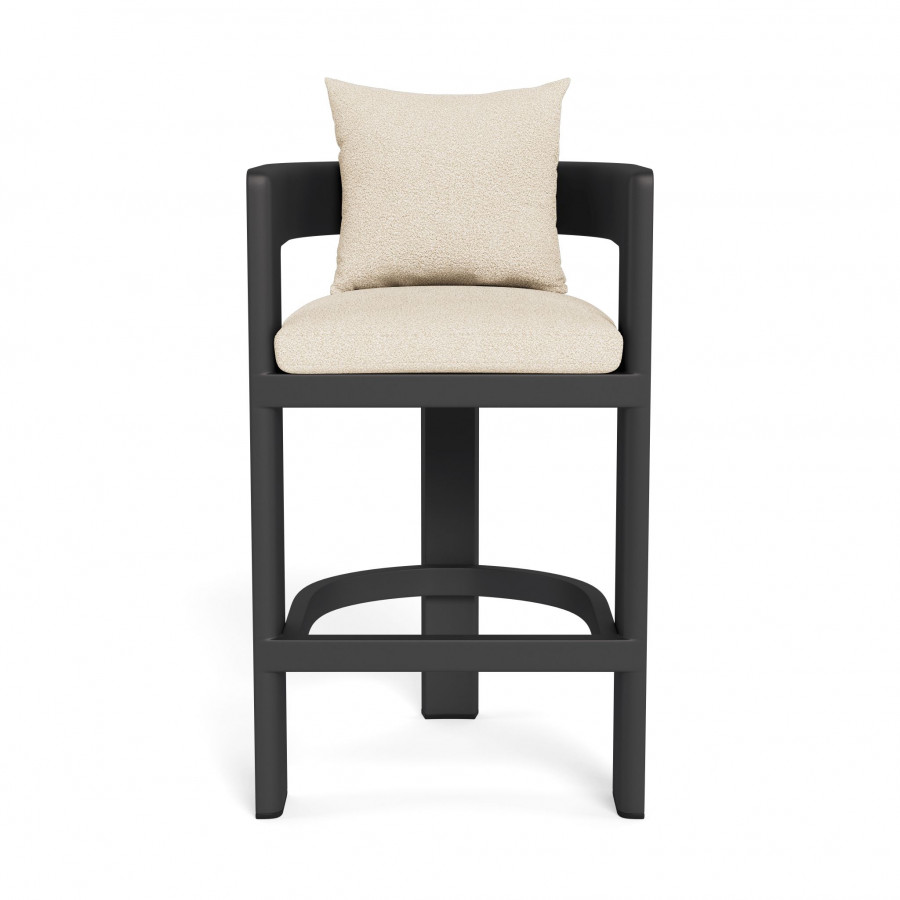 Harbour Victoria Aluminum Bar Stool - Aluminum Asteroid / Riviera Sand