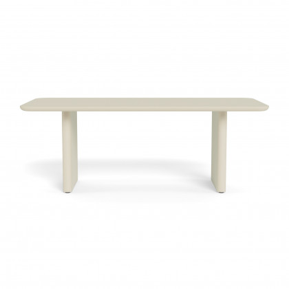 Harbour Victoria Aluminum Slatted Dining Table 81"