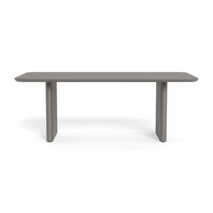 Harbour Victoria Aluminum Slatted Dining Table 81"