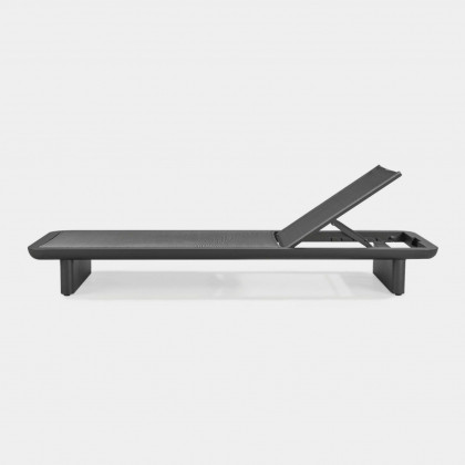 Harbour Victoria Aluminum Sun Lounge - Aluminum Asteroid / Batyline Silver