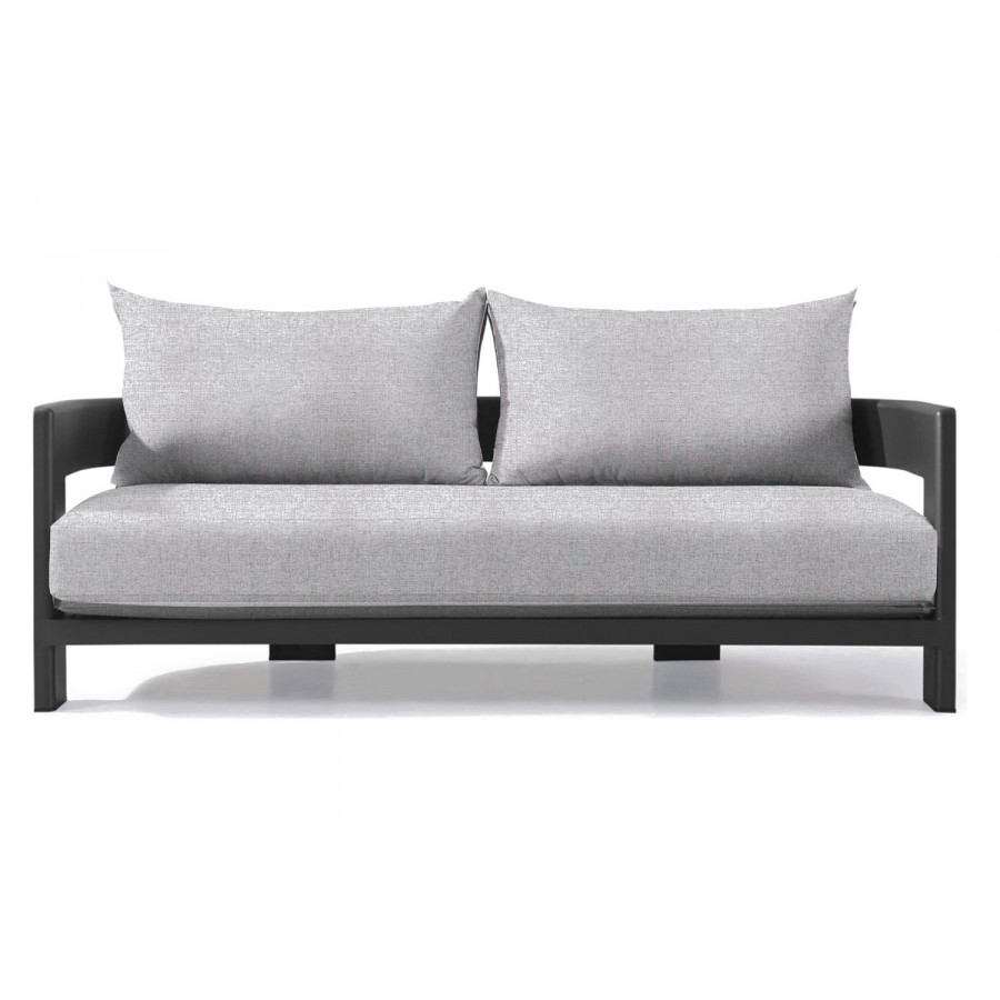 Harbour Victoria 2 Seat Sofa - Aluminum Asteroid, Copacabana Sand