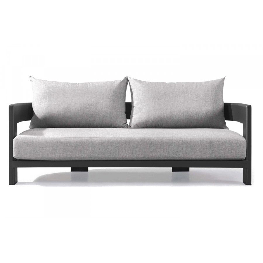 Harbour Victoria 2 Seat Sofa - Aluminum Asteroid, Panama Cloud