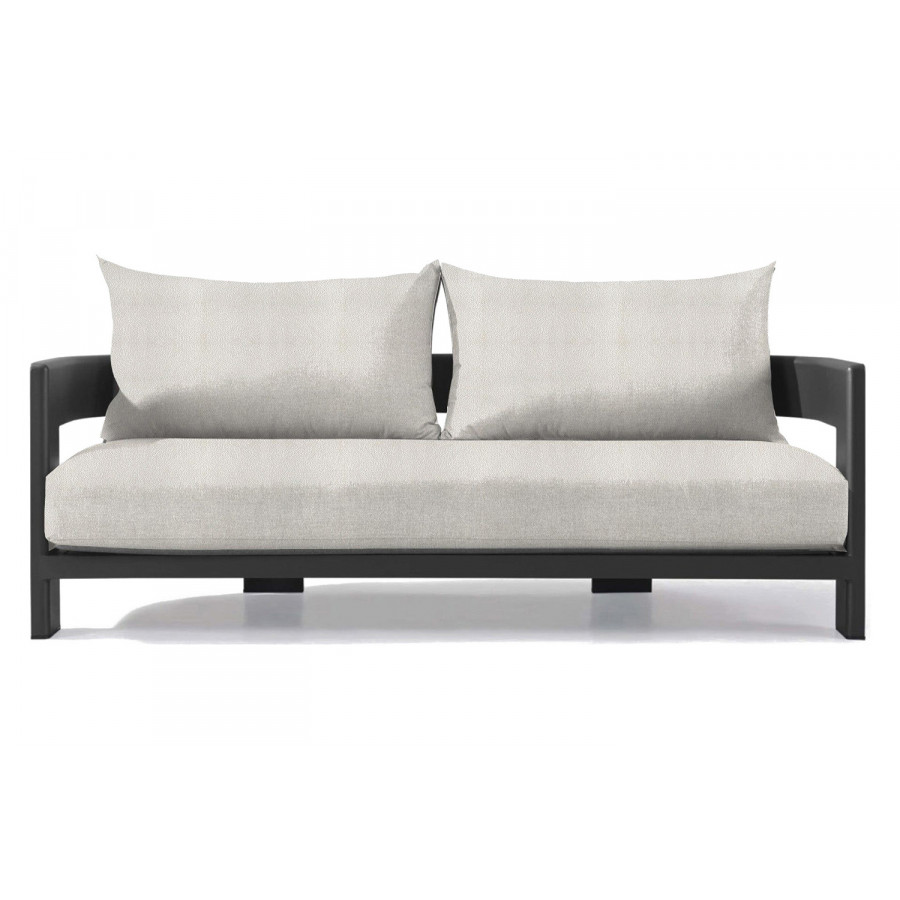 Harbour Victoria 2 Seat Sofa - Aluminum Asteroid, Riviera Ivory