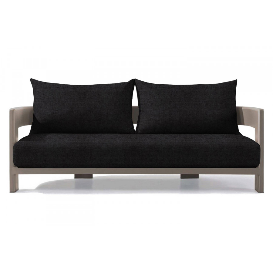 Harbour Victoria 2 Seat Sofa - Aluminum Taupe, Copacabana Midnight