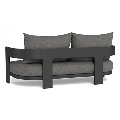 Harbour Victoria 2 Seat Sofa - Aluminum Taupe, Riviera Stone