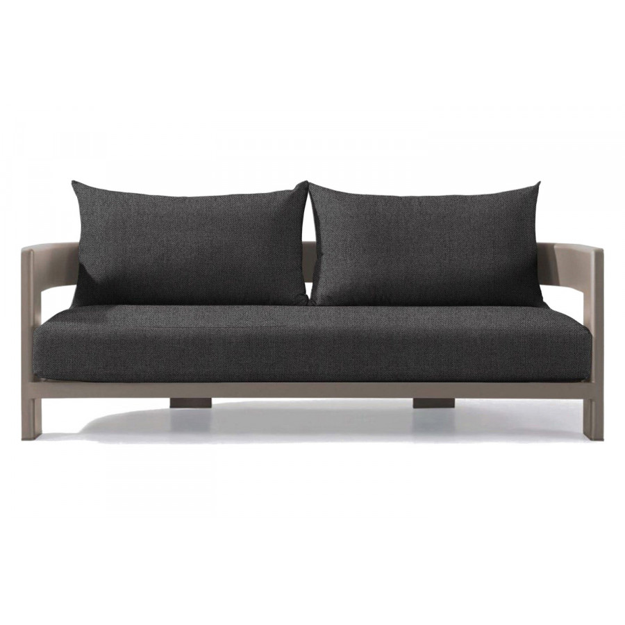 Harbour Victoria 2 Seat Sofa - Aluminum Taupe, Siesta Slate
