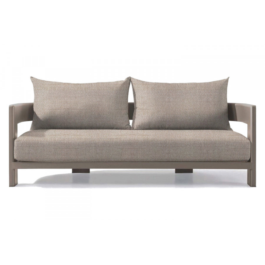 Harbour Victoria 2 Seat Sofa - Aluminum Taupe, Siesta Taupe