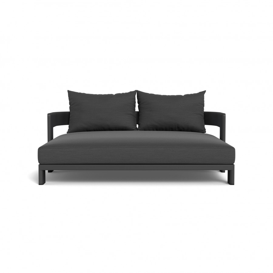 Harbour Victoria Aluminum Daybed - Aluminum Asteroid / Panama Grafito