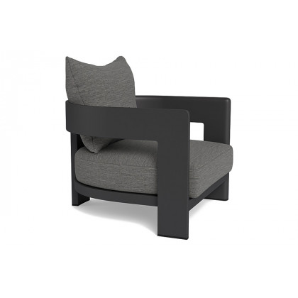 Harbour Victoria Lounge Chair - Aluminum Asteroid, Copacabana Sand