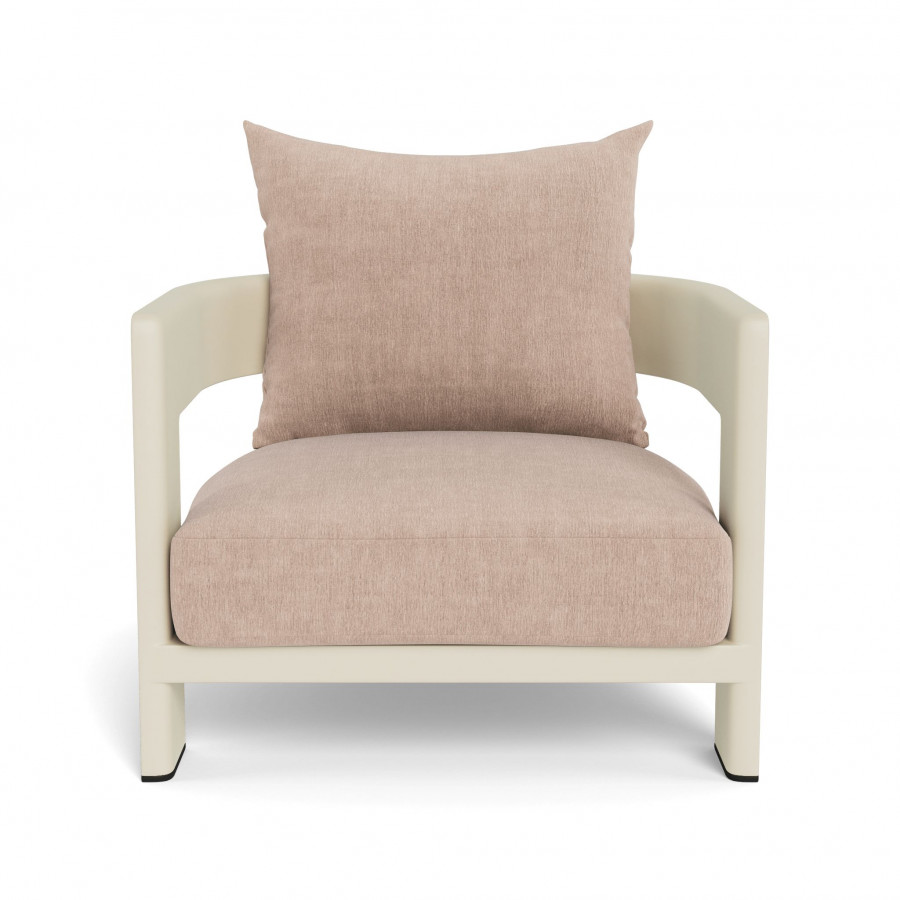 Harbour Victoria Aluminum Lounge Chair - Aluminum Bone / Altona Sand