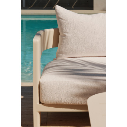 Harbour Victoria Aluminum Round Slatted Coffee Table - Aluminum Asteroid