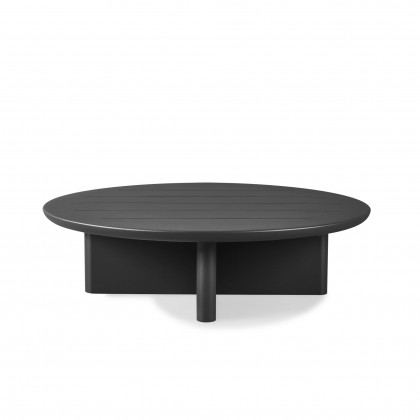 Harbour Victoria Aluminum Round Slatted Coffee Table