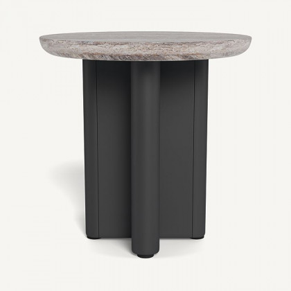 Harbour Victoria Aluminum Round Side Table