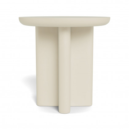 Harbour Victoria Aluminum Round Slatted Side Table