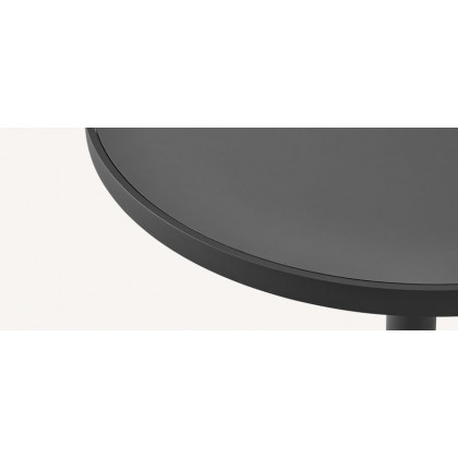 Harbour Vienna 36" Square Bistro Table - Aluminum Asteroid / Aluminum Asteroid