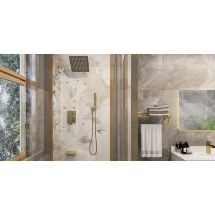 HMR - 32" x 24" Rectangular Wall Mounted LED Bathroom Vanity Mirror Anti-Fog Frameless Backlit