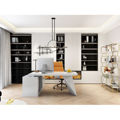 HMR Bubi Modern Linear Kitchen Island Light for Dining Room with Glass Globe Shade - Black, 7-Light