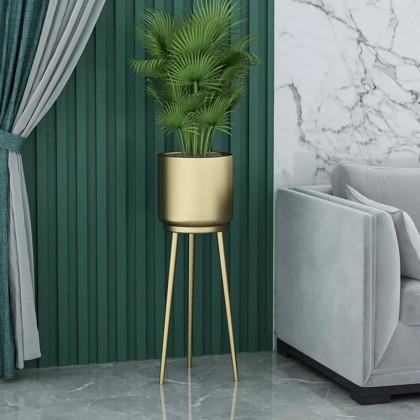 HMR - Nordic Tripod Removable Planter Pot (Set of 2) in Metal