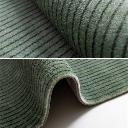 HMR - 6' x 9' Rectangle Living Room Geomatric Contemporary Multipurpose Green Area Rug