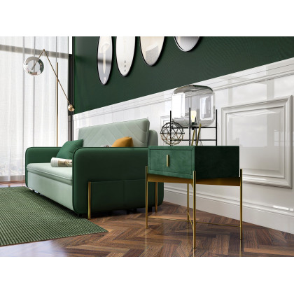 HMR - 6' x 9' Rectangle Living Room Geomatric Contemporary Multipurpose Green Area Rug