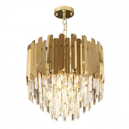HMR - Kitoney Modern Tiered Crystal Chandelier with Adjustable Chain