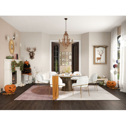 HMR - 33.7" Luxury Creative Gold Sunburst Large Metal Wall Mirror Decor Art for Living Room