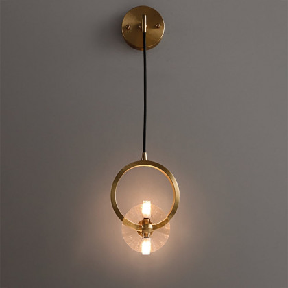 HMR - Unical Modern Decorative LED Crystal Wall Sconce with Adjustable Cable