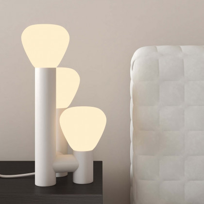 HMR - Modern 3-Light Table Lamp Warm Light with On / Off Switch