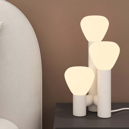 HMR - Modern 3-Light Table Lamp Warm Light with On / Off Switch