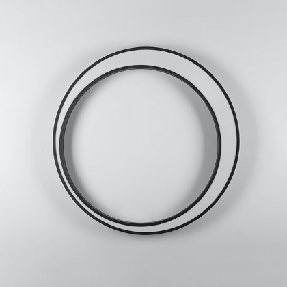 HMR - Modern Outdoor LED Wall Sconces Round Gray Waterproof Garden Lighting