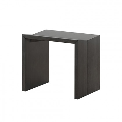 HMR - Set of 2 Farmhouse Modern Wood Dining Chairs Black