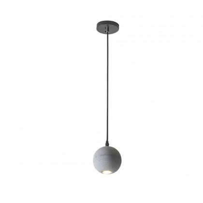 HMR - Moon Cement Pendant Light Gray Hanging Light set of 6
