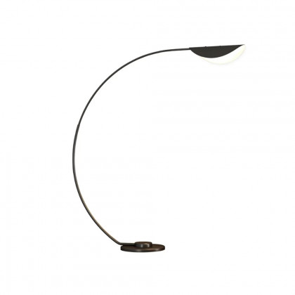 HMR - 70" Tall Black Arc Floor Lamp Metal Overarching Floor Reading Lamp