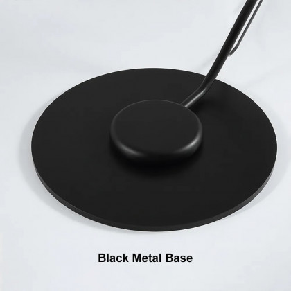 HMR - 70" Tall Black Arc Floor Lamp Metal Overarching Floor Reading Lamp