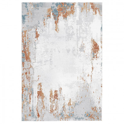HMR - 6' x 9' Modern Abstract Living Room Ink Painting Multi-colored Rectangle Area Rug