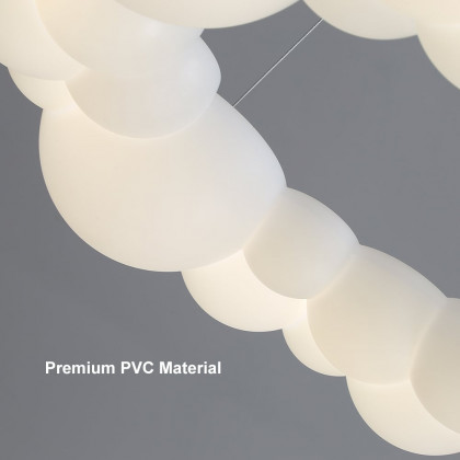 HMR - Modern White LED Chandelier Cloud Bubble Pendant Light