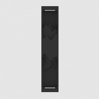 HMR - 40" Modern Flush Mounted LED Outdoor Lighting Wall Sconces Layered Cuboid