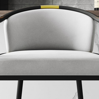 HMR - Craines Series Modern Velvet Upholstered Bar Stools