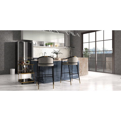 HMR - Craines Series Modern Velvet Upholstered Bar Stools