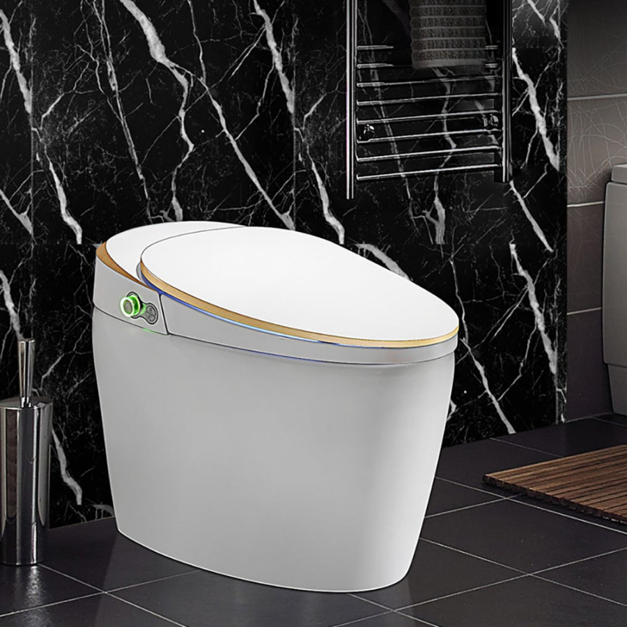 HMR - One-Piece Elongated Smart Toilet with Automatic Flushing
