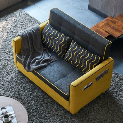 HMR - 2 Seat 55.1"W Convertible Sofa Bed