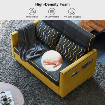 HMR - 2 Seat 55.1"W Convertible Sofa Bed