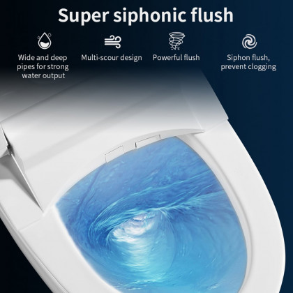 HMR - Automatic Smart Bidet Toilet with Deodorizing Function 1.28 GPF