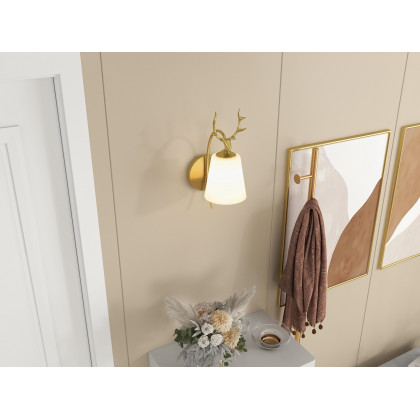 HMR - Japandi Abstract Wall Decor for Living Room Canvas Art Painting with Gold Frame (Set of 2)